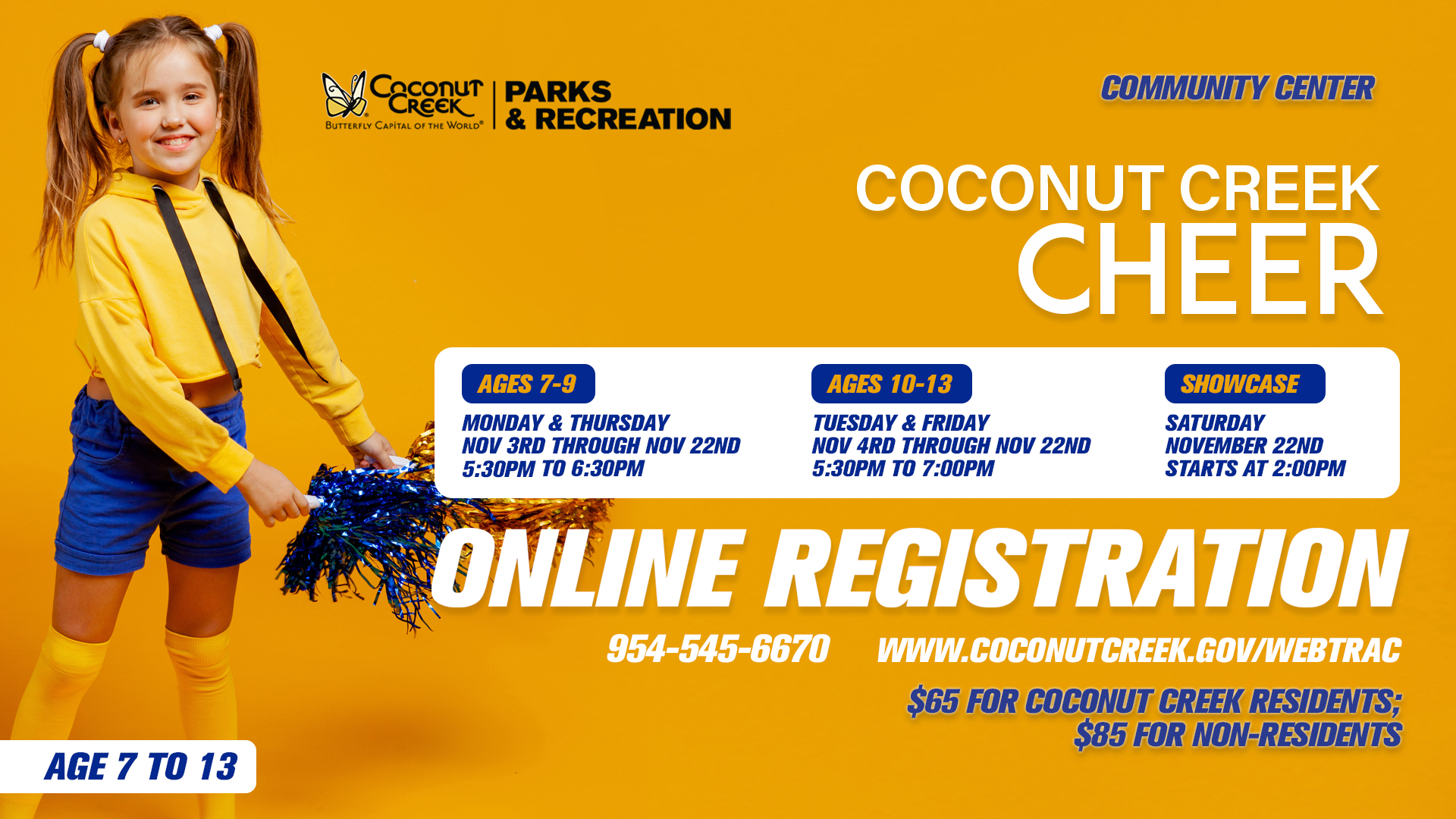 Coconut Creek Cheer Flyer