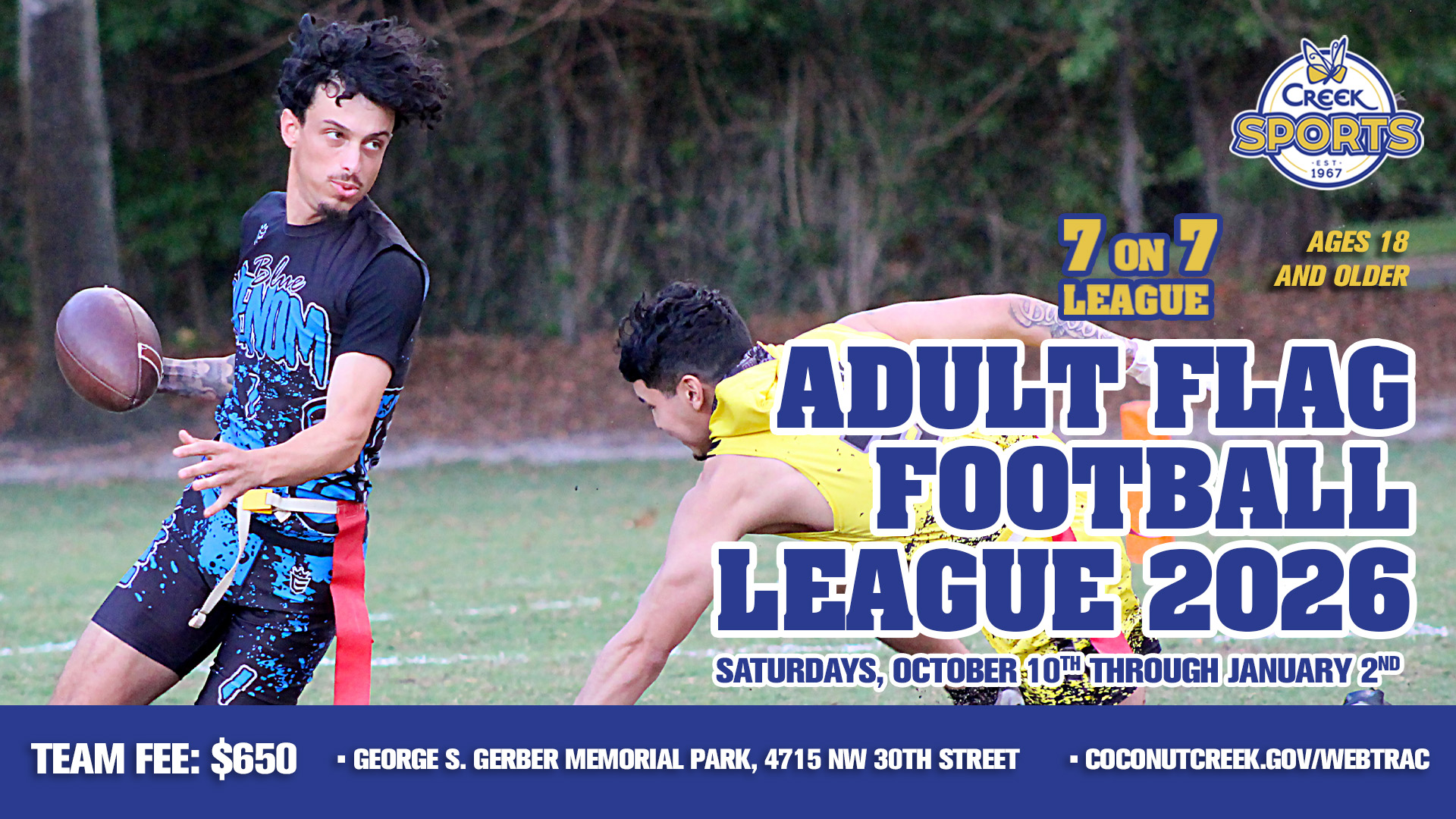 2026 Adult Flag Football League October