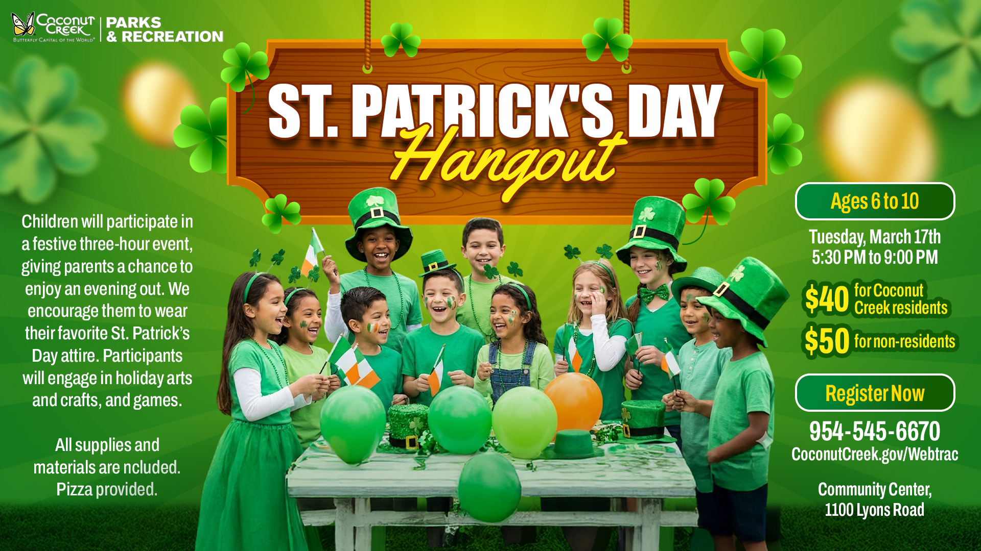 2026 St Patrick's Day Hangout